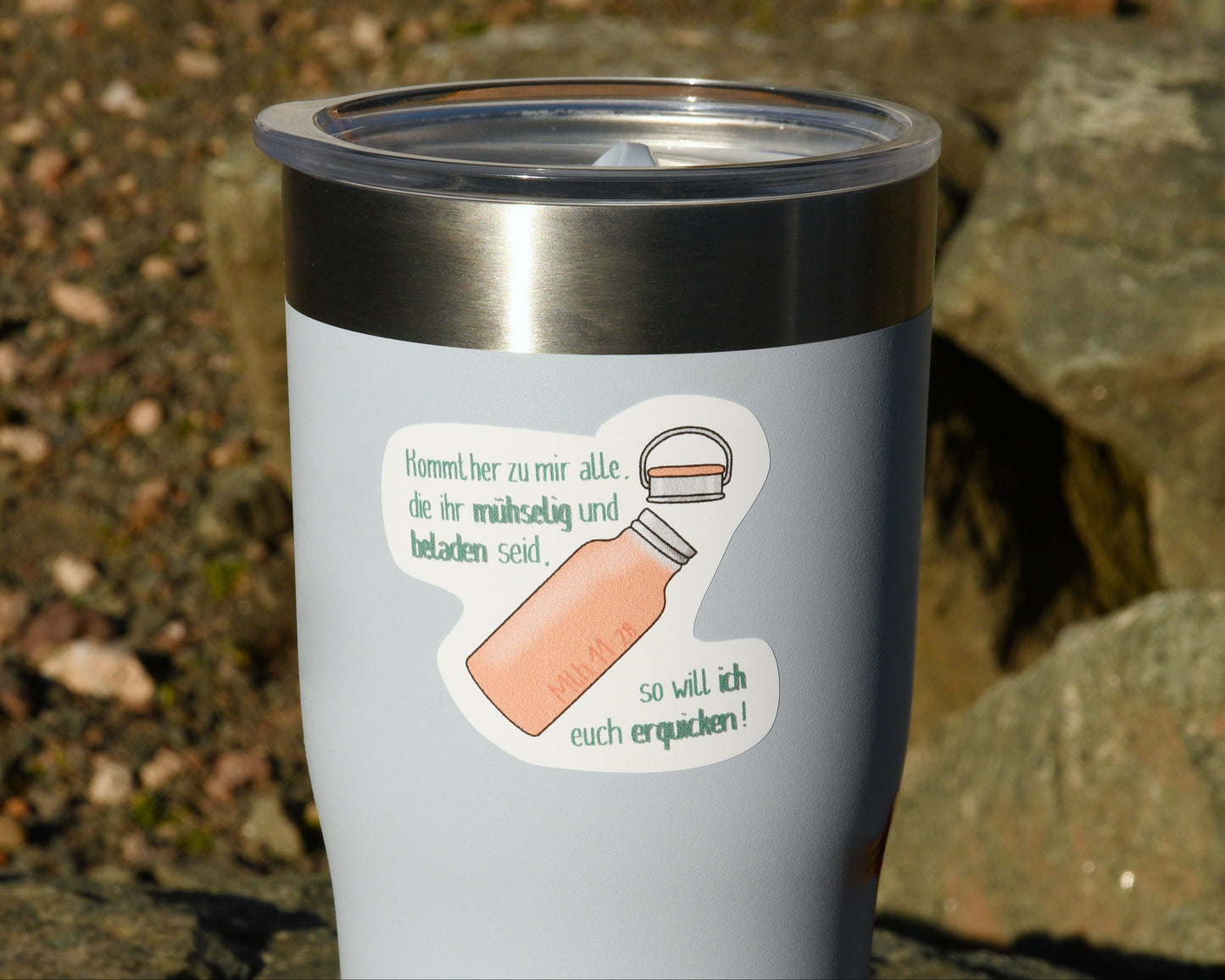 Bibelvers Stickerbogen (DinA4)