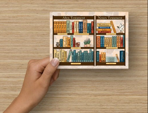 Bibelregal Postkarte